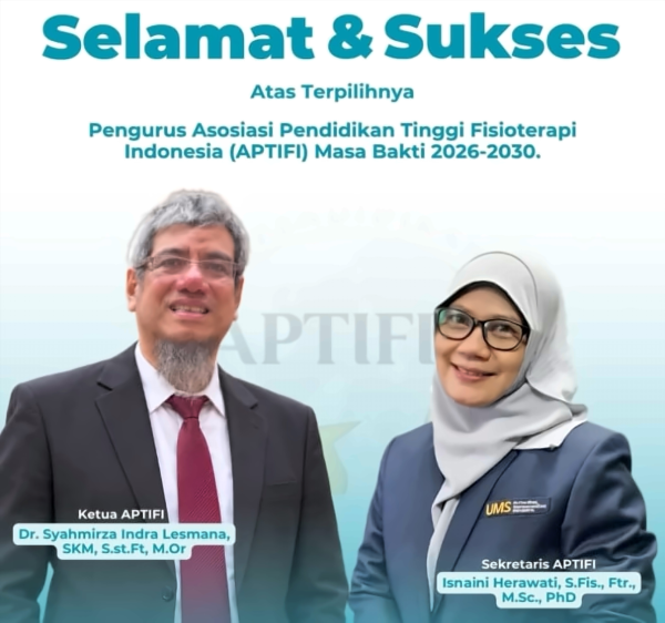 FIKES UM Metro Sampaikan Selamat atas Terpilihnya Ketua dan Sekretaris APTIFI Periode 2026–2030
